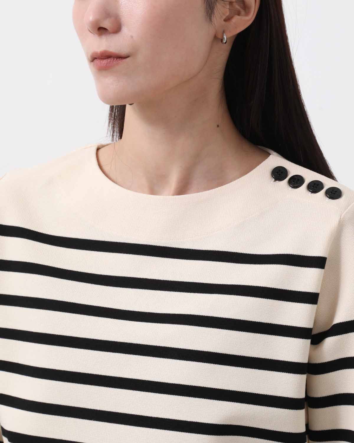 CROPPED BASQUE SHIRT