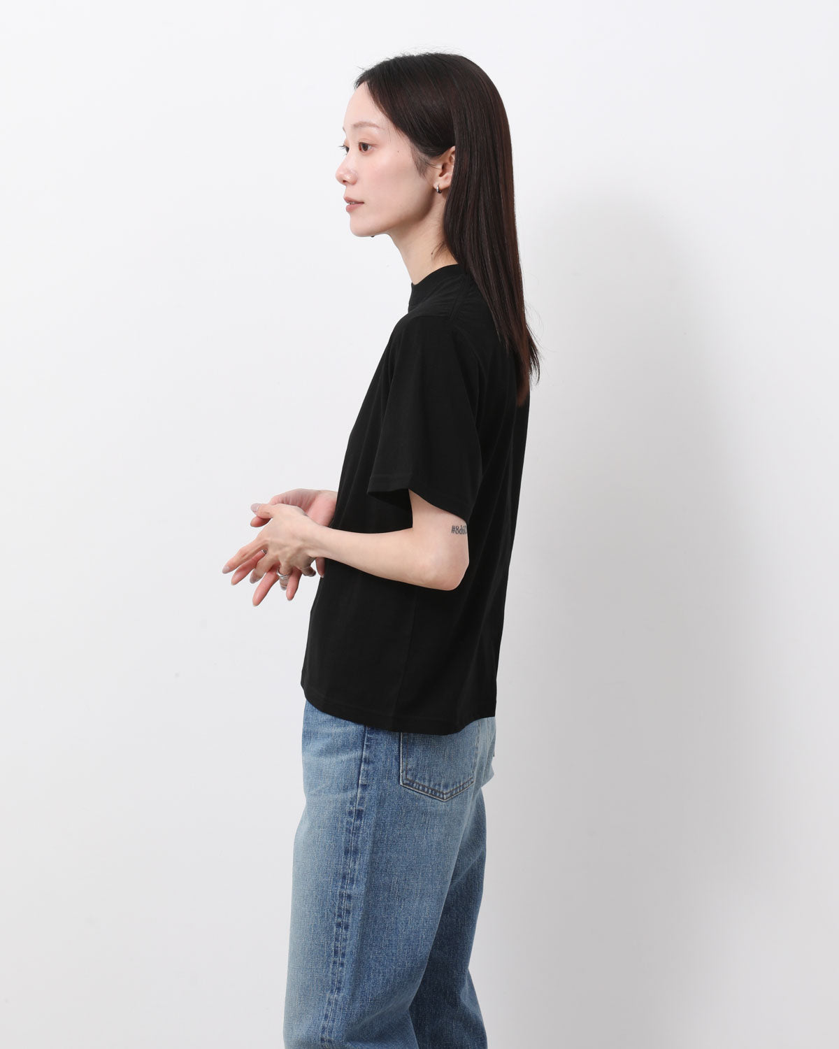 SHEER SHORT-SLV TEE