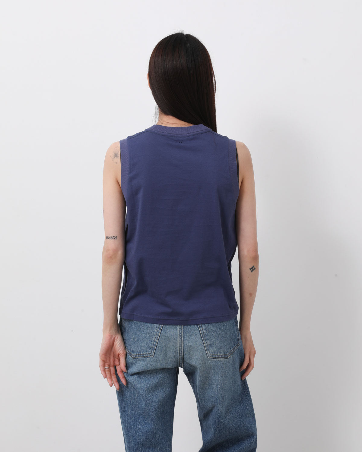 SHEER SLEEVELESS TEE