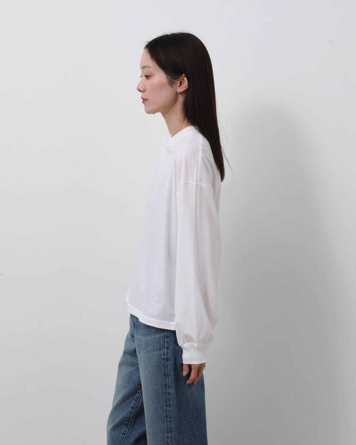 SHEER LONG-SLV TEE