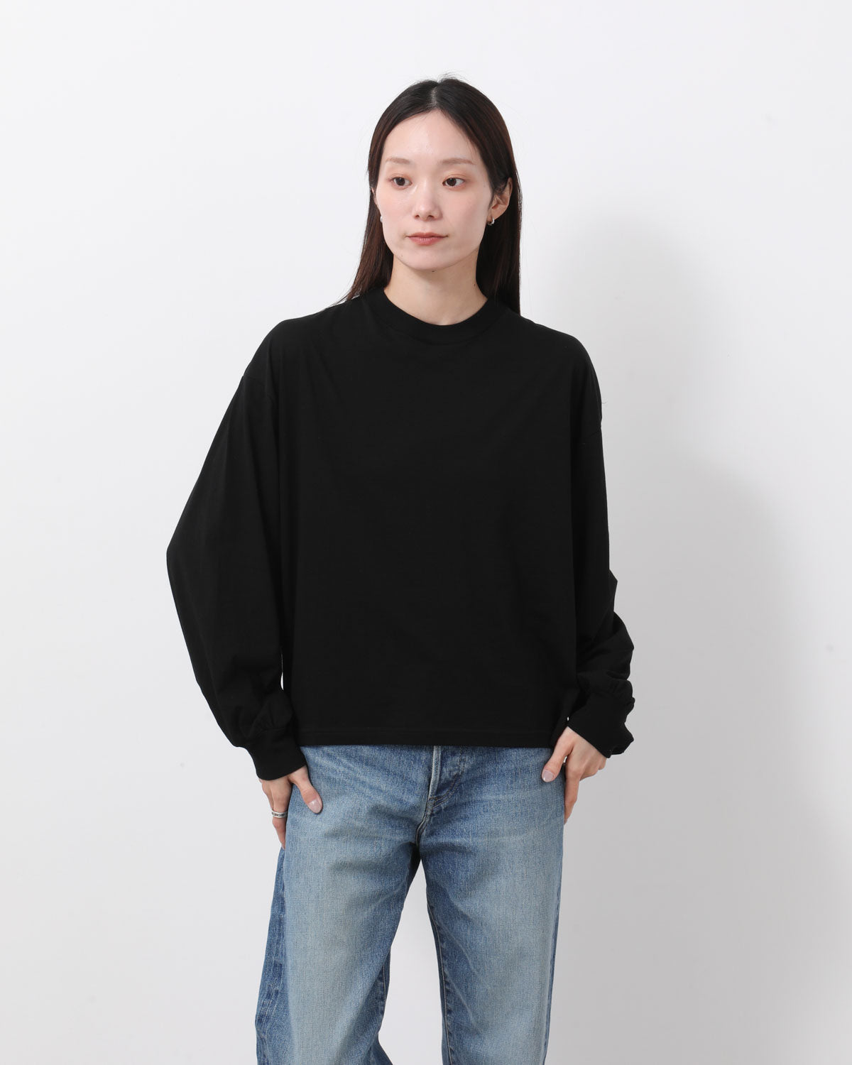 SHEER LONG-SLV TEE