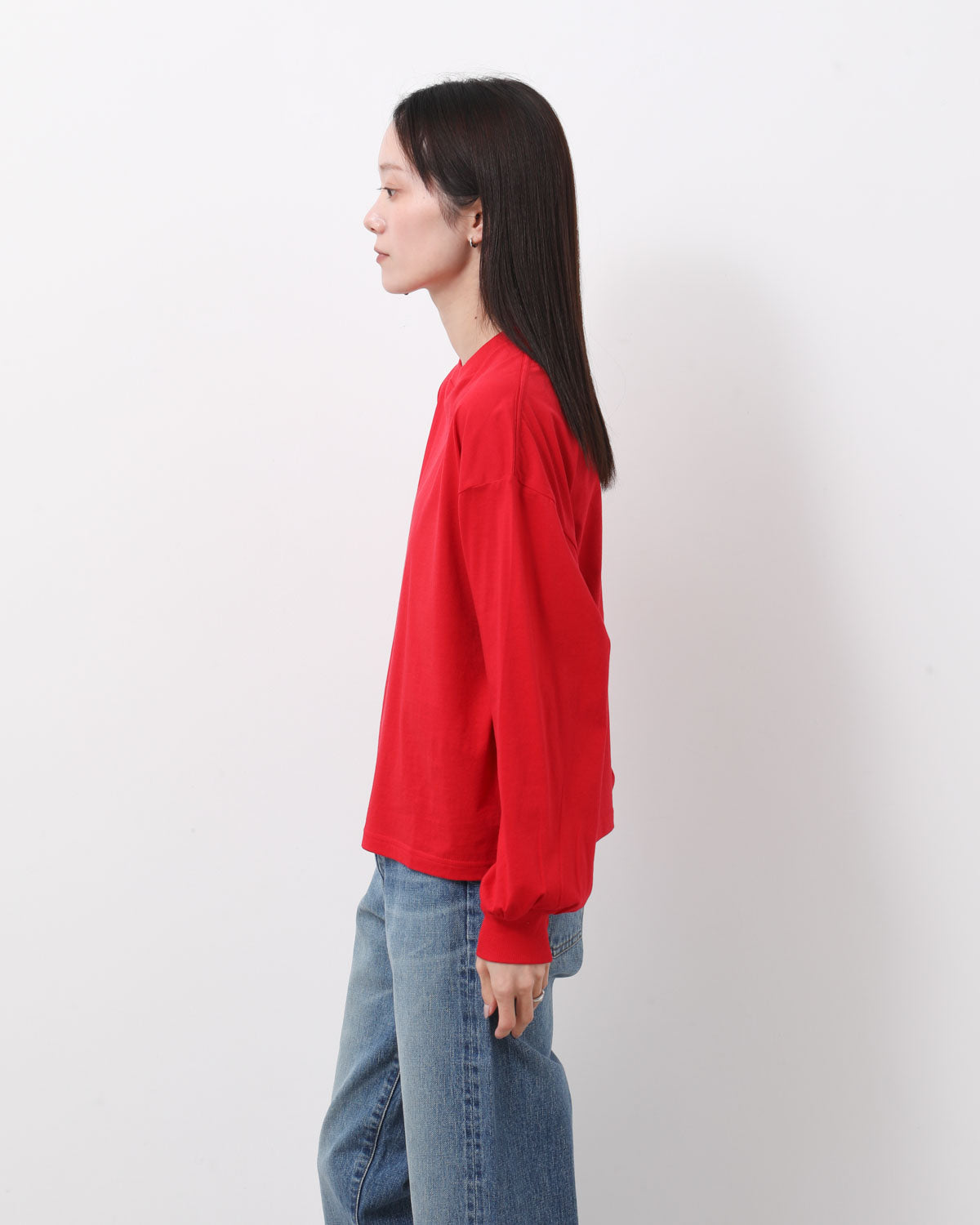 SHEER LONG-SLV TEE