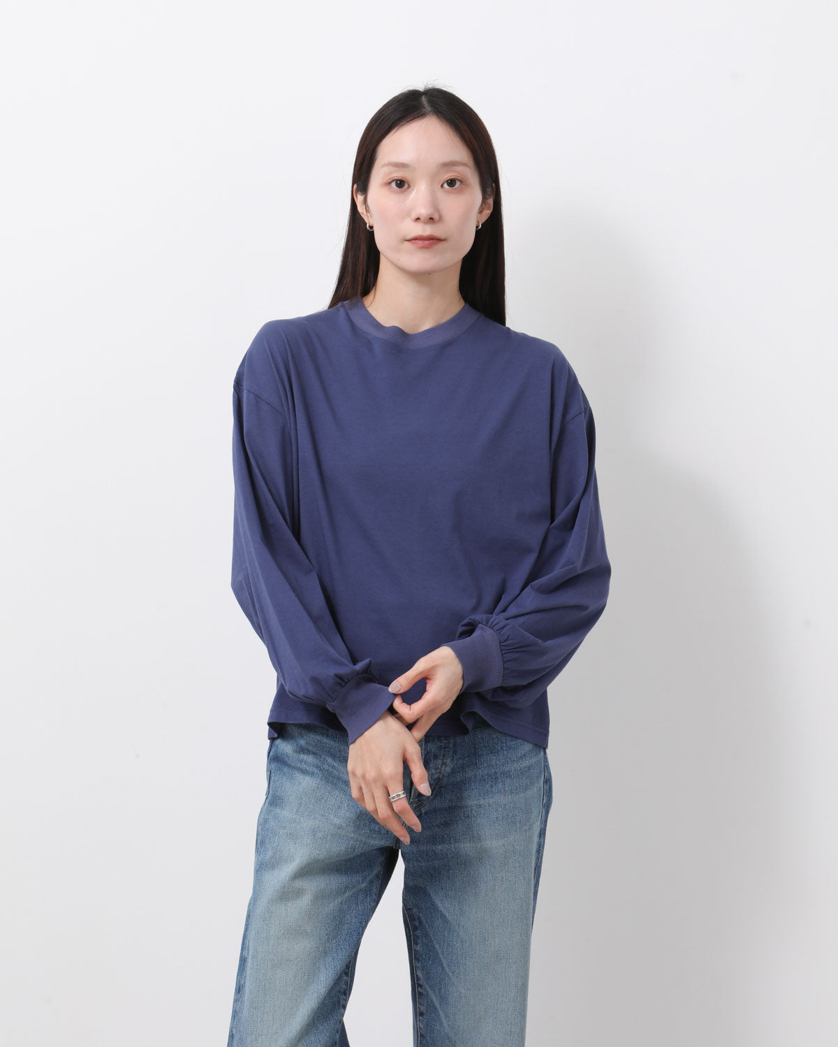 SHEER LONG-SLV TEE