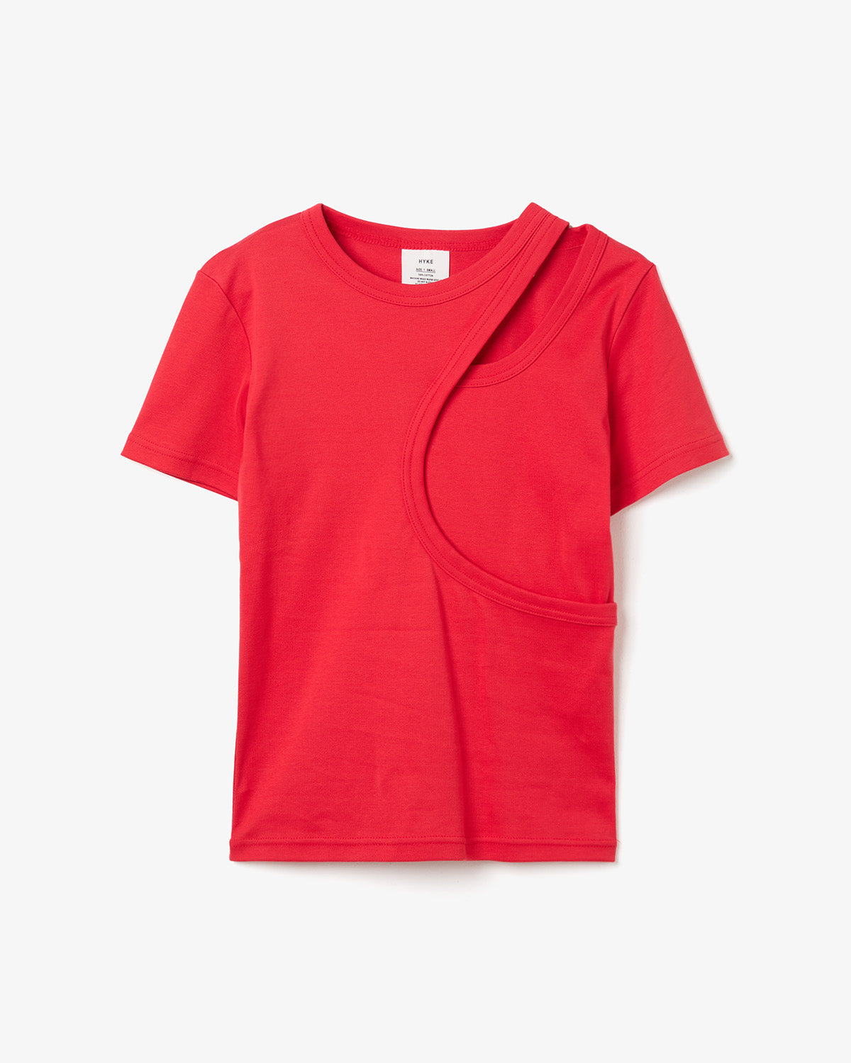 LAYERED SHORT-SLV TEE