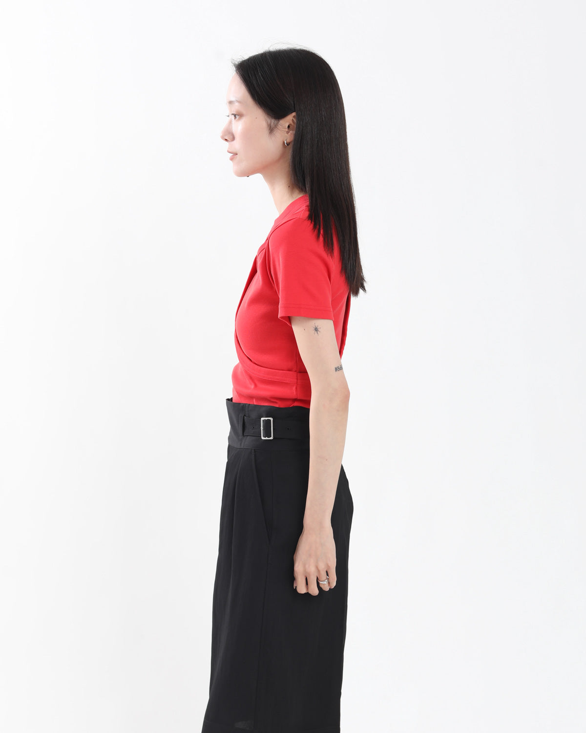 LAYERED SHORT-SLV TEE