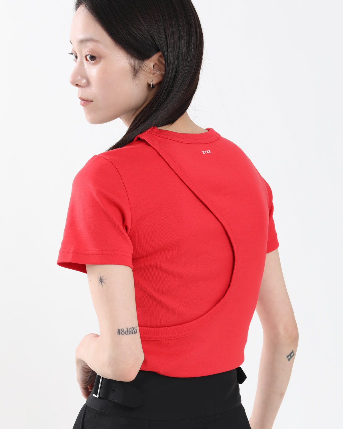 LAYERED SHORT-SLV TEE