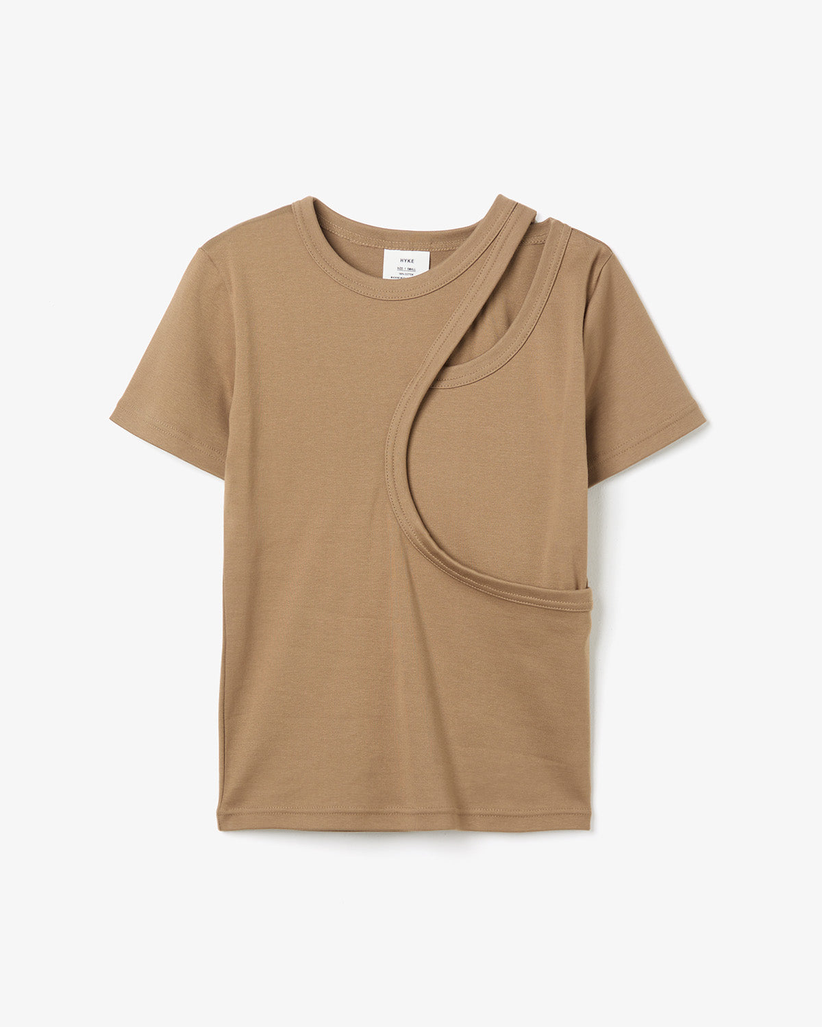 LAYERED SHORT-SLV TEE