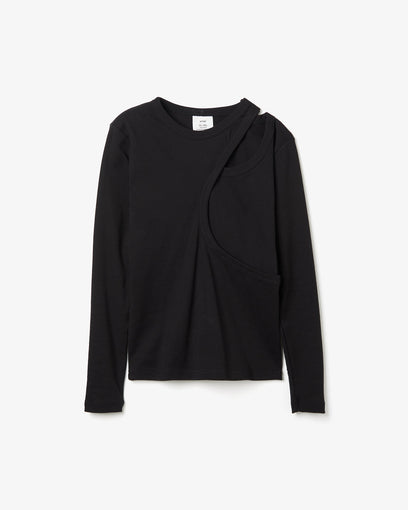 LAYERED LONG-SLV TEE