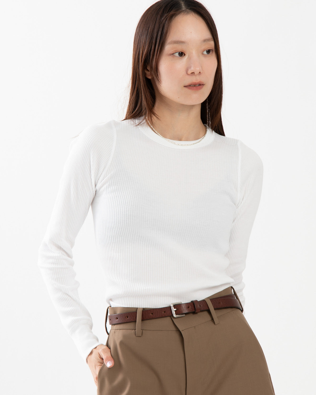 LONG-SLV TEE