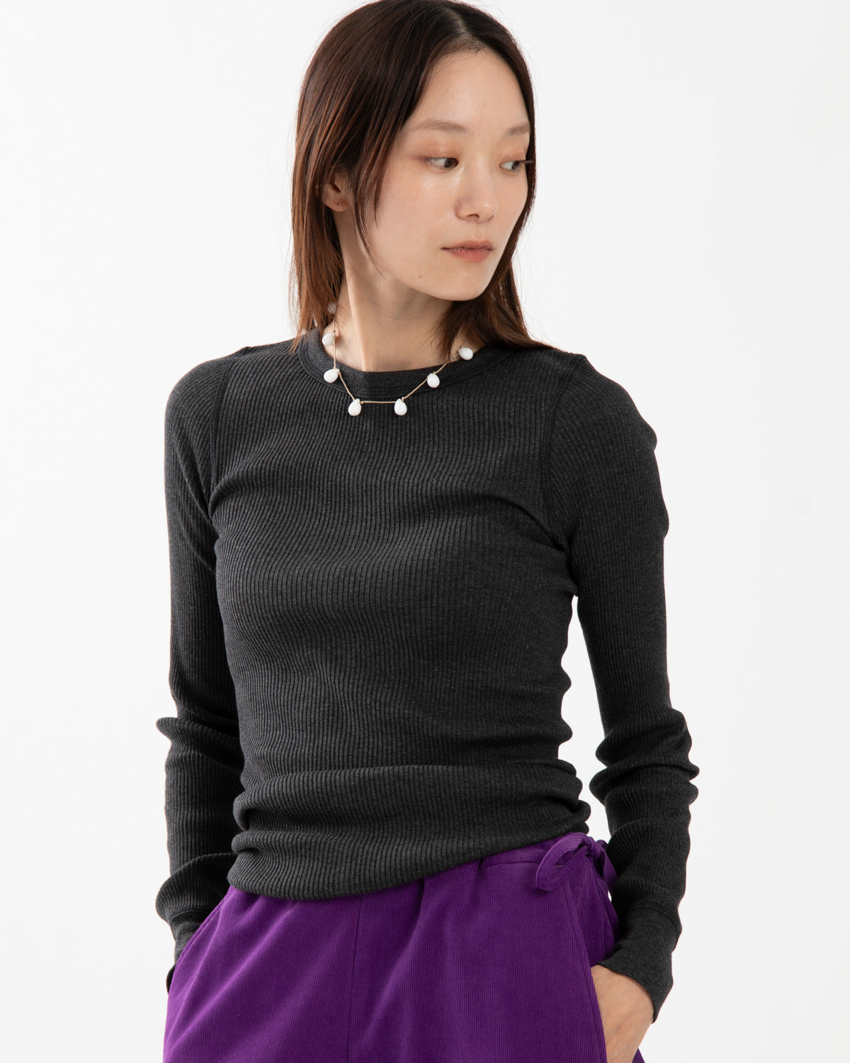 LONG-SLV TEE