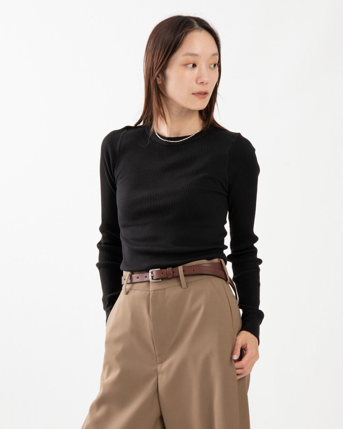 LONG-SLV TEE
