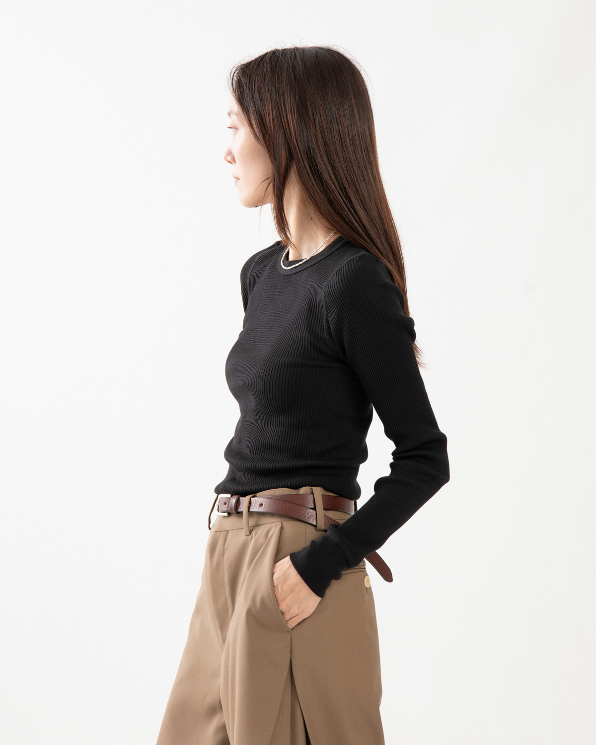 LONG-SLV TEE