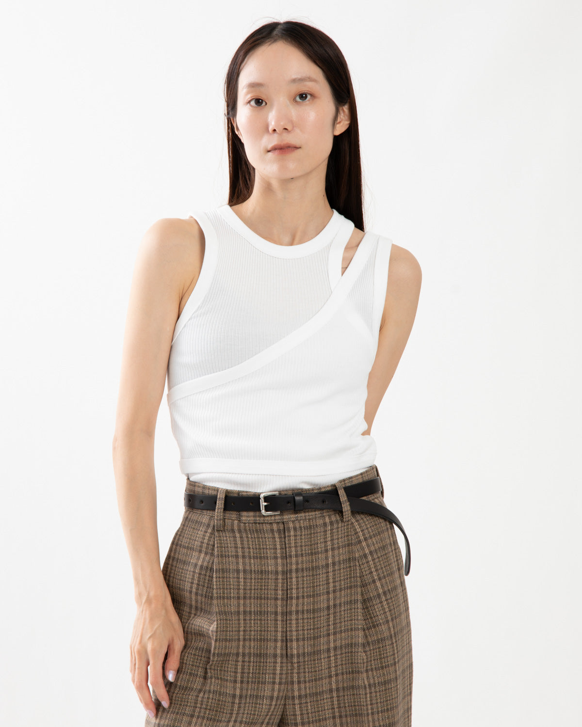 DOUBLE SHOULDER TANK TOP