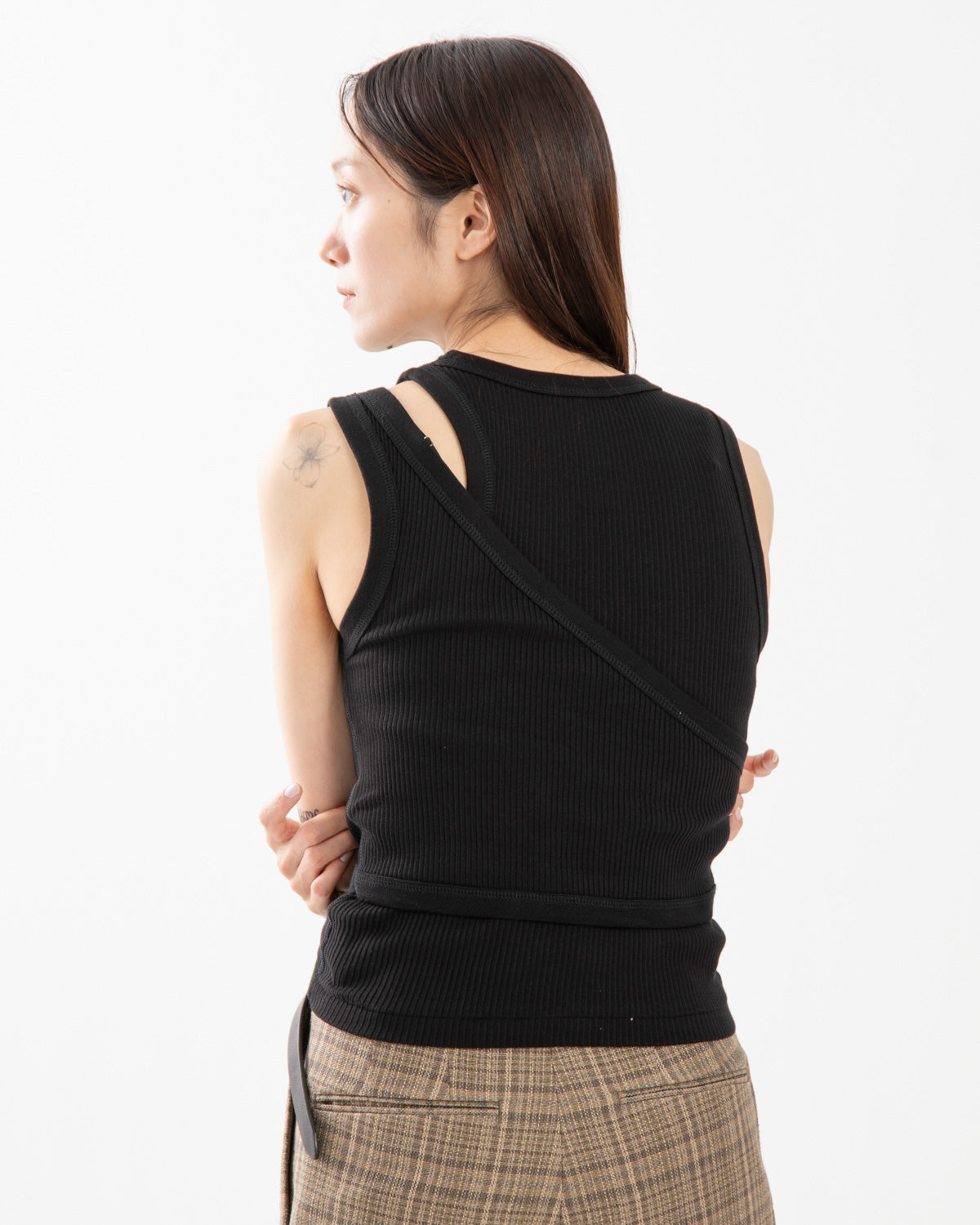 DOUBLE SHOULDER TANK TOP