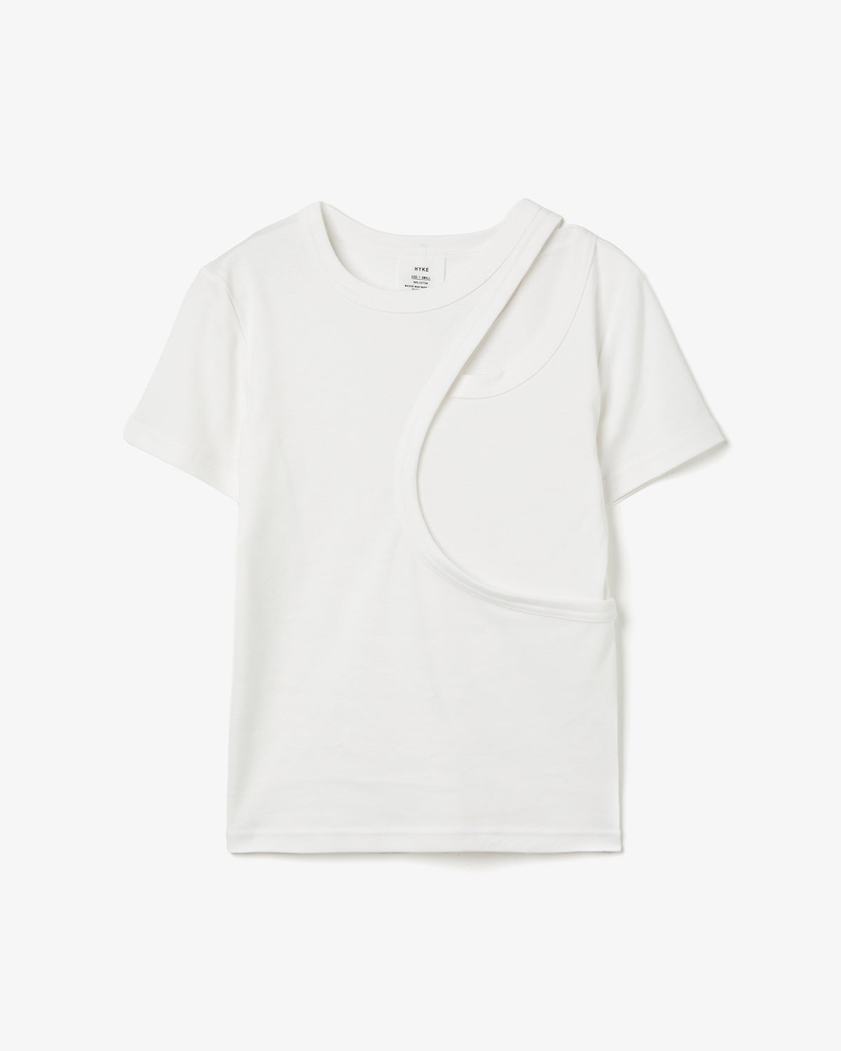 LAYERED SHORT-SLV TEE