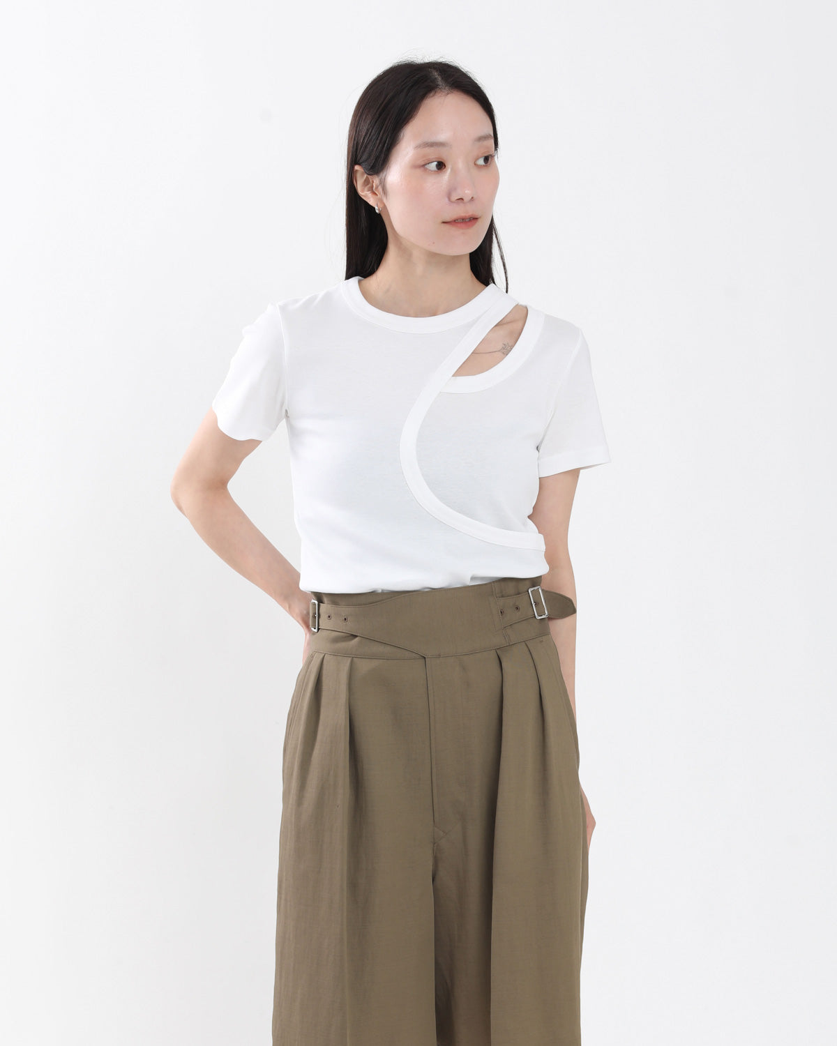 LAYERED SHORT-SLV TEE