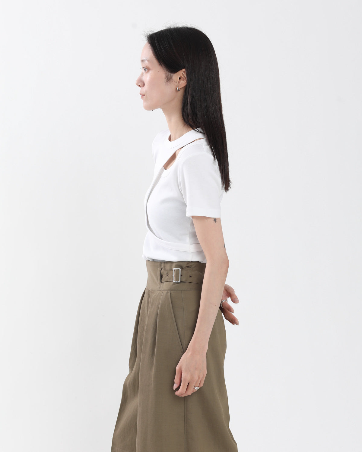 LAYERED SHORT-SLV TEE
