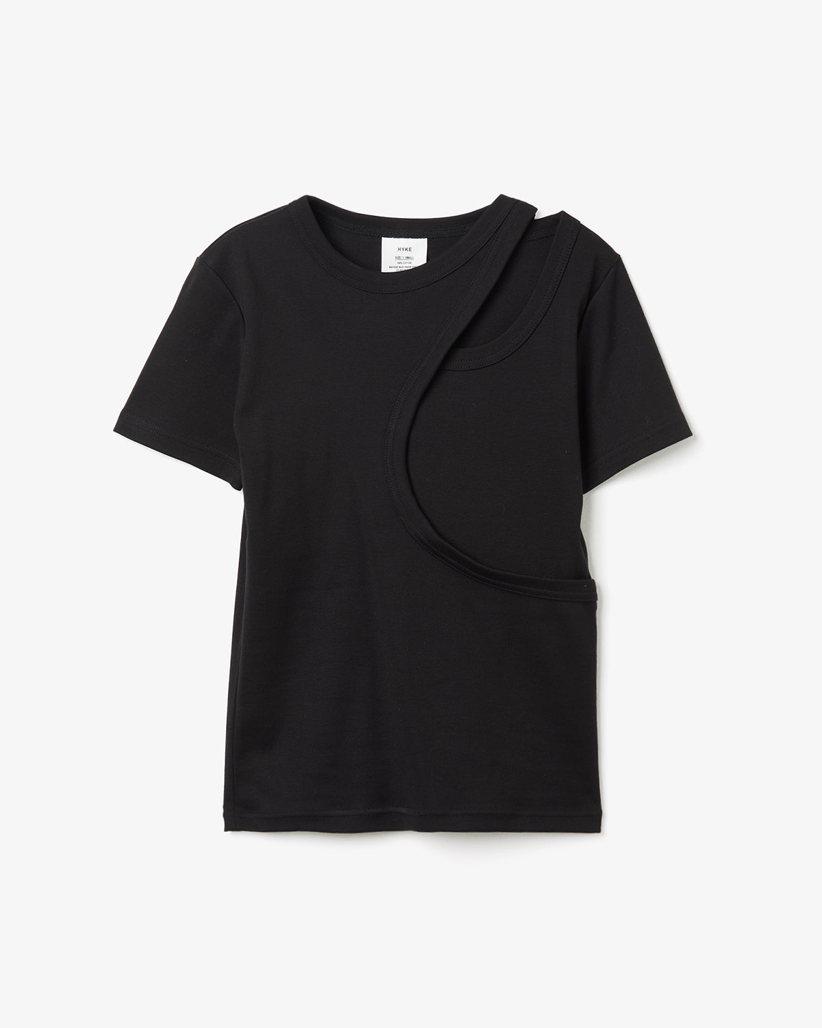 LAYERED SHORT-SLV TEE