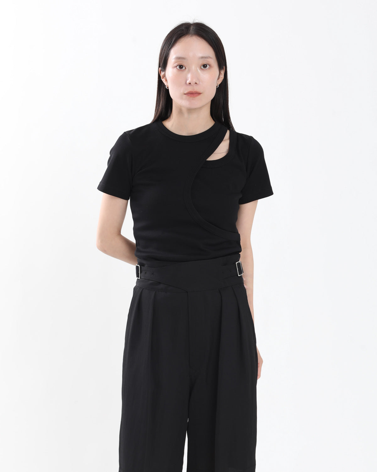 LAYERED SHORT-SLV TEE