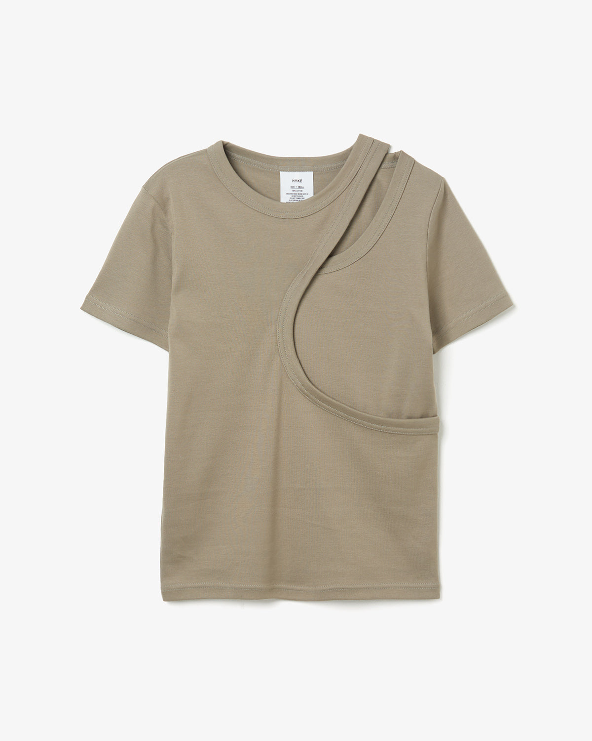 LAYERED SHORT-SLV TEE
