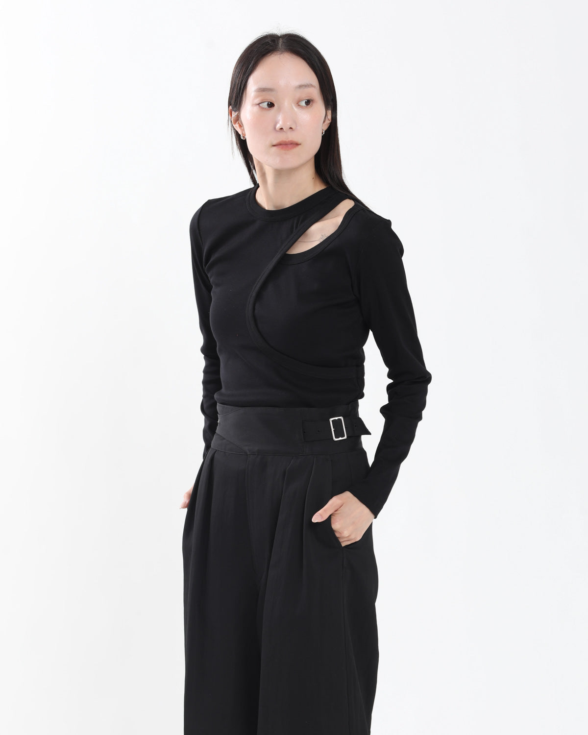 LAYERED LONG-SLV TEE