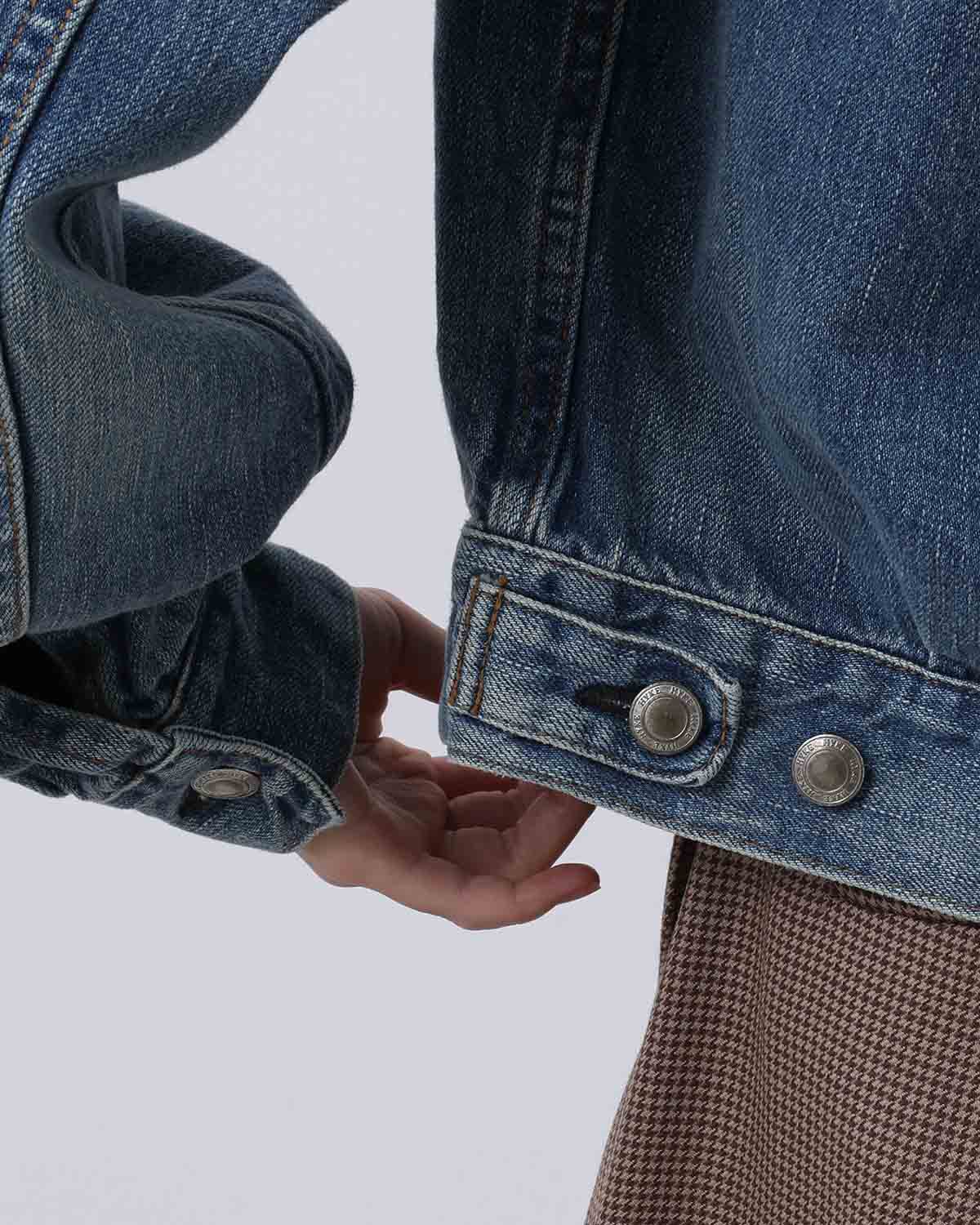BALLOON SLEEVE DENIM JACKET/TYPE 2 REGULAR FIT