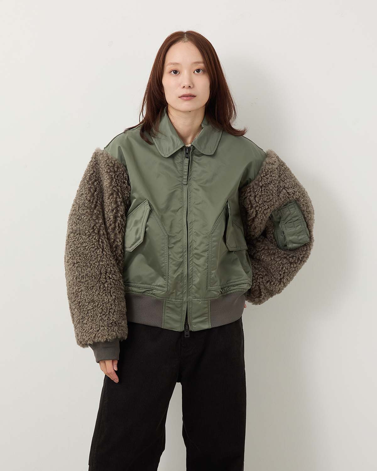 FAUX SHEARLING TYPE CWU-45/P JACKET