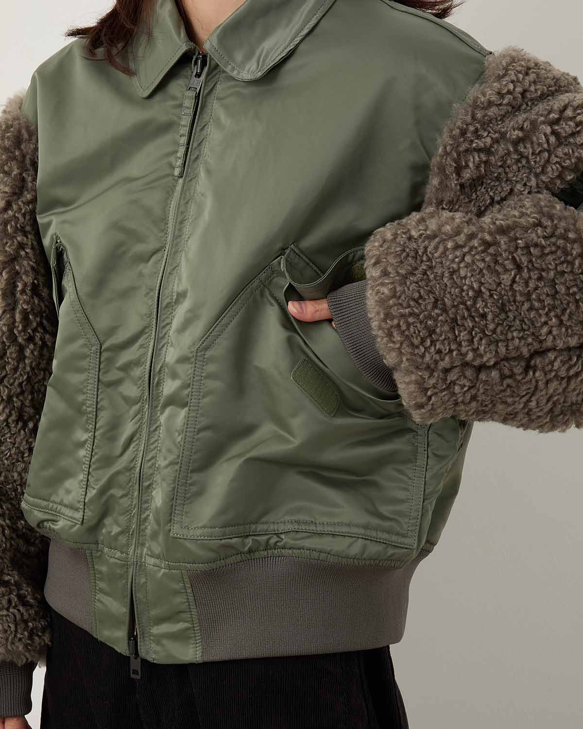 FAUX SHEARLING TYPE CWU-45/P JACKET