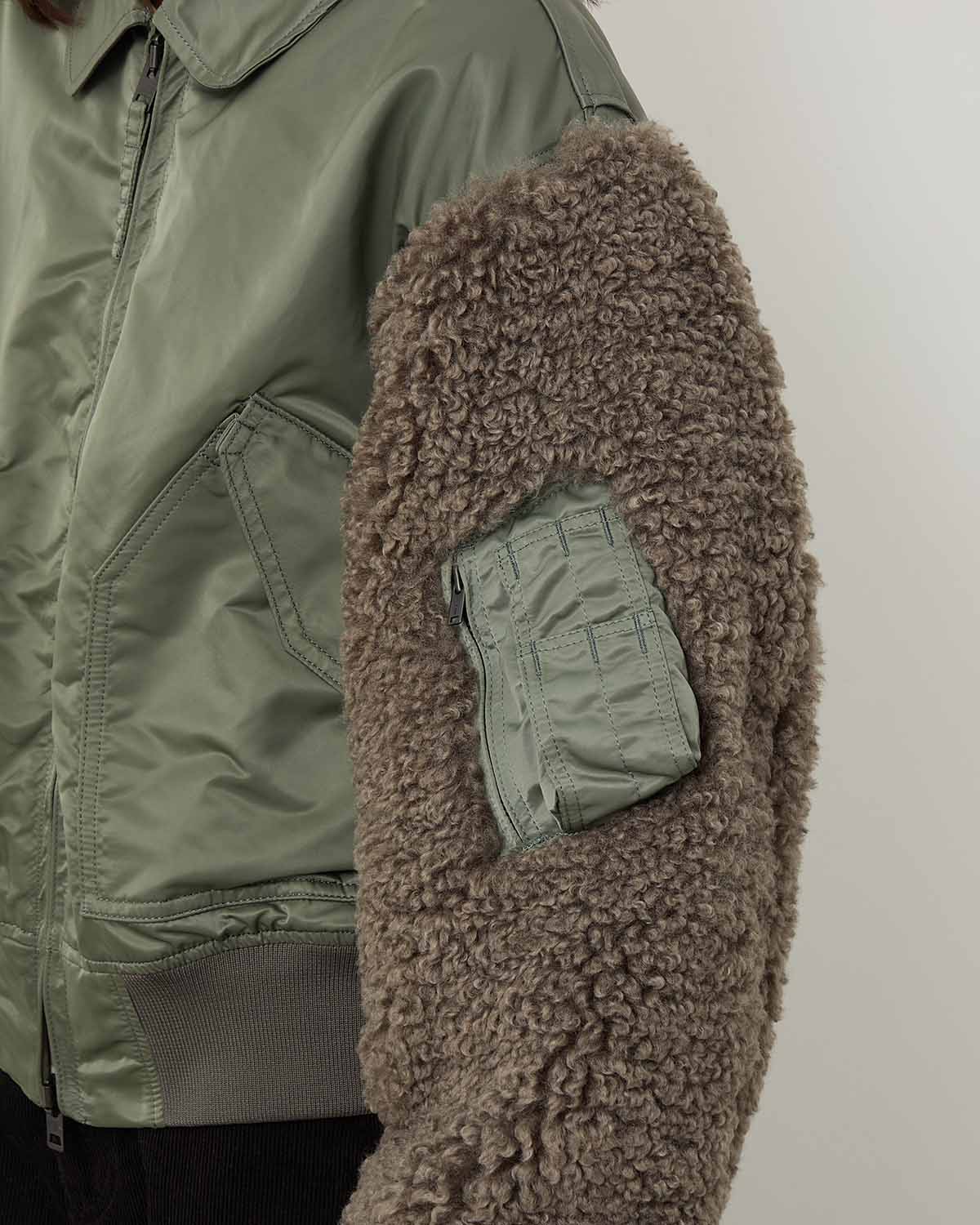 FAUX SHEARLING TYPE CWU-45/P JACKET