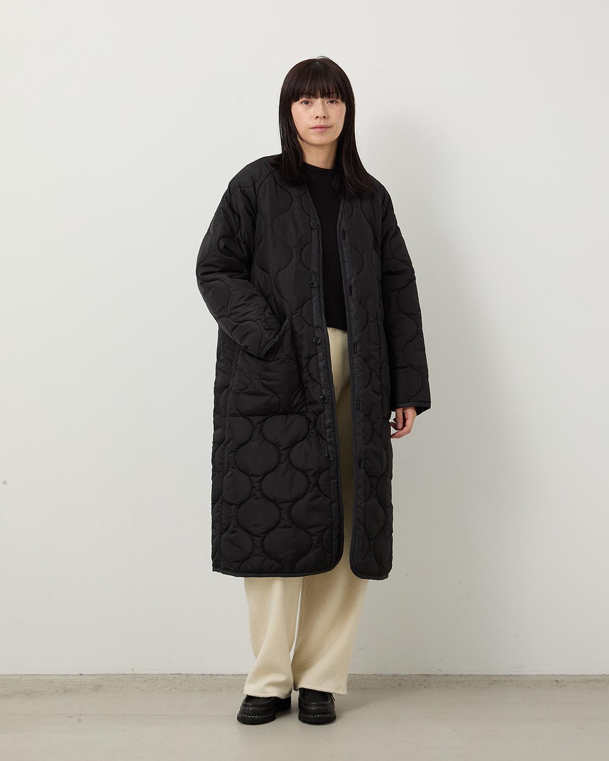QUILTED LINER COAT