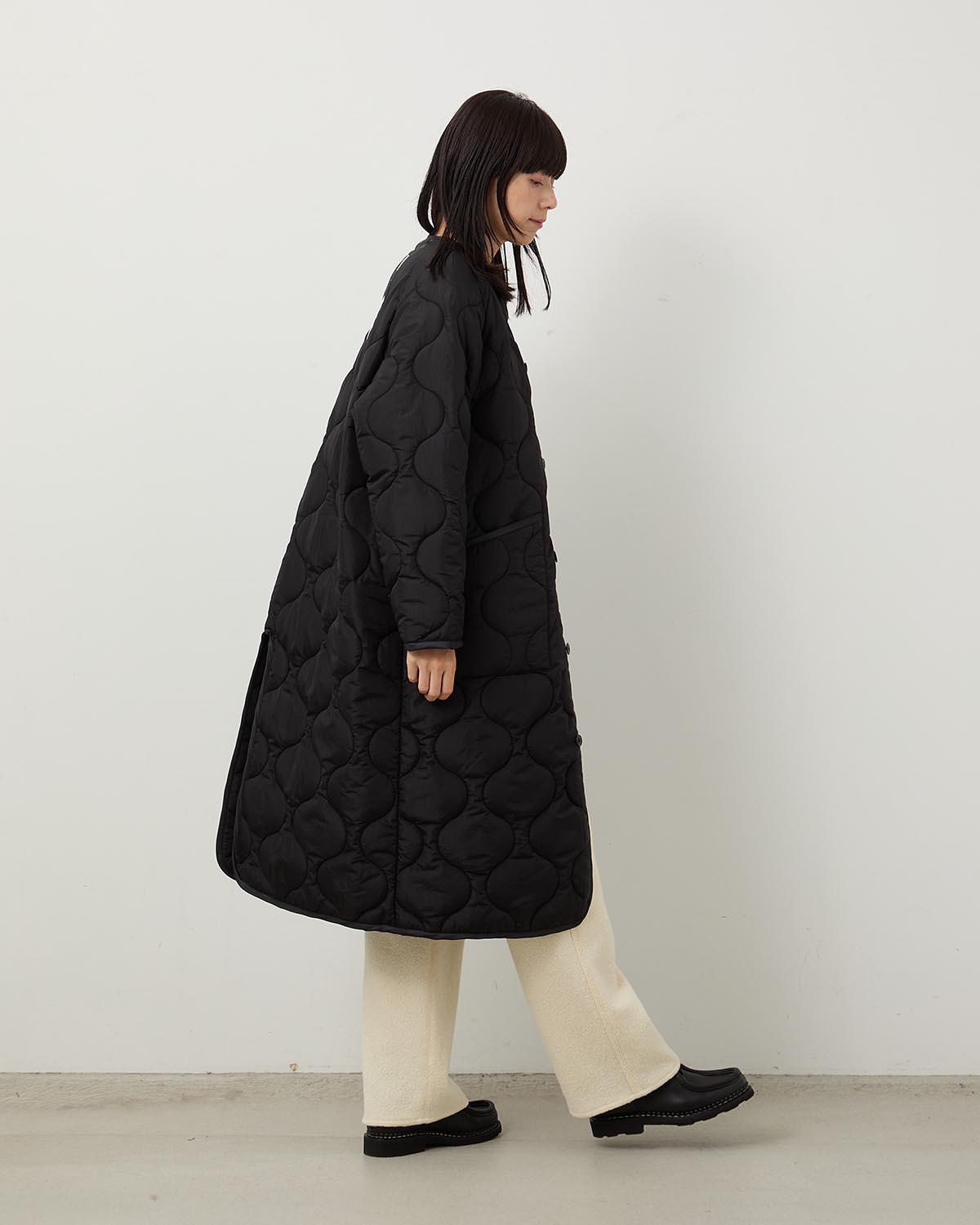 QUILTED LINER COAT