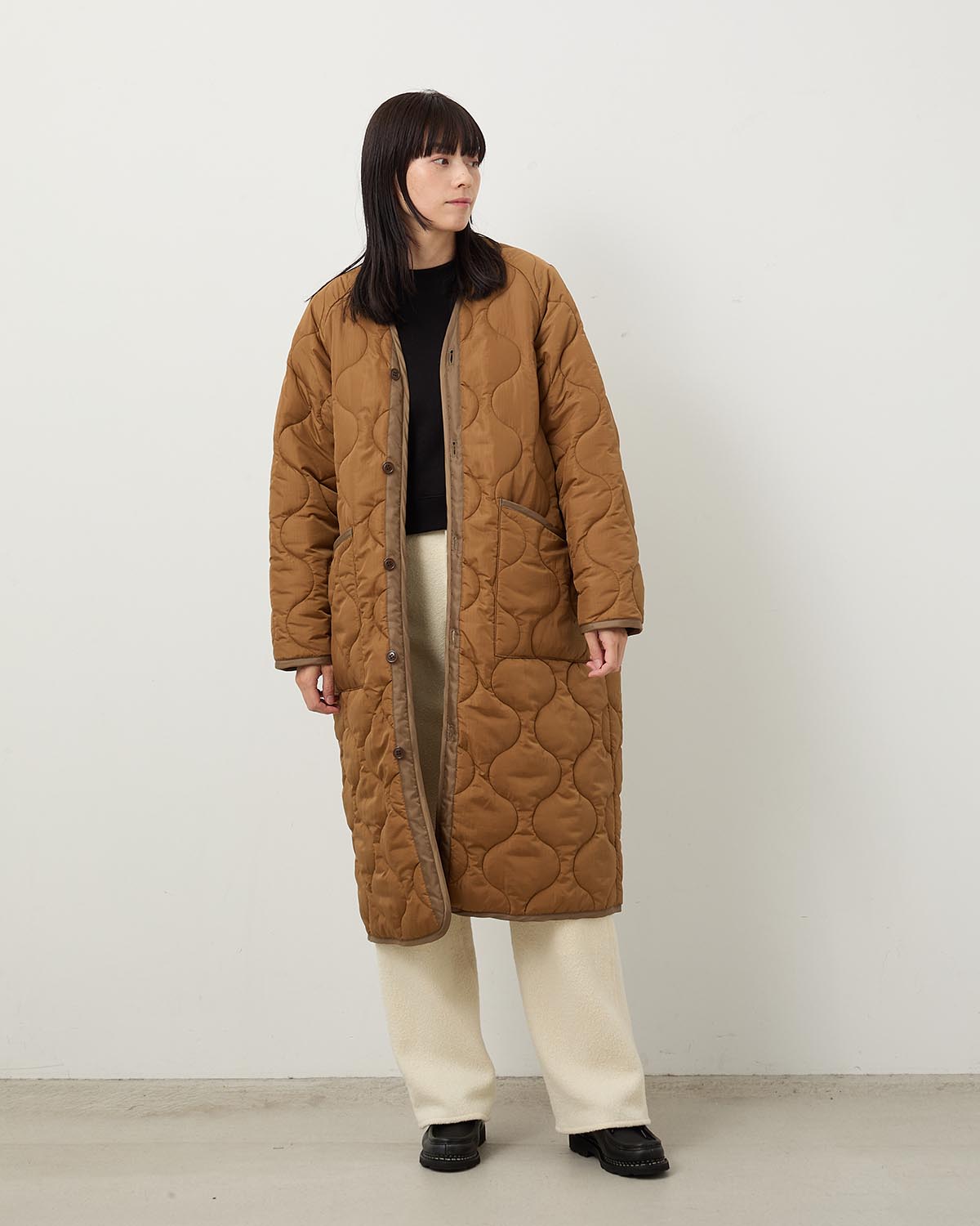 QUILTED LINER COAT