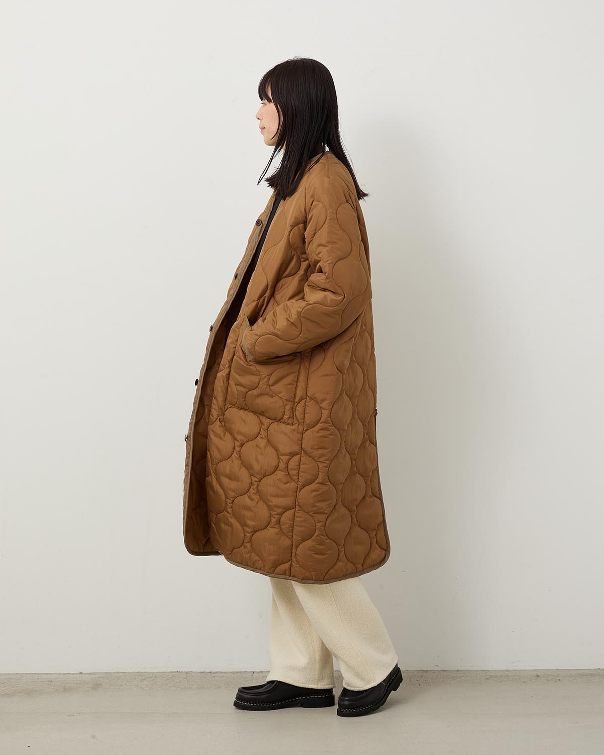QUILTED LINER COAT