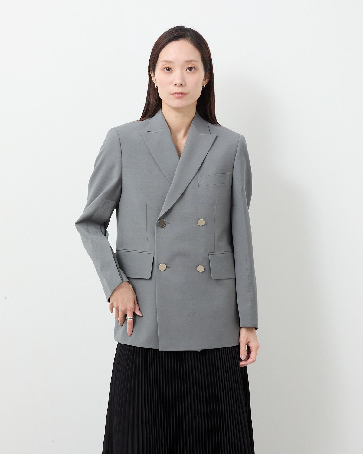 W/M DOUBLE-BREASTED BLAZER