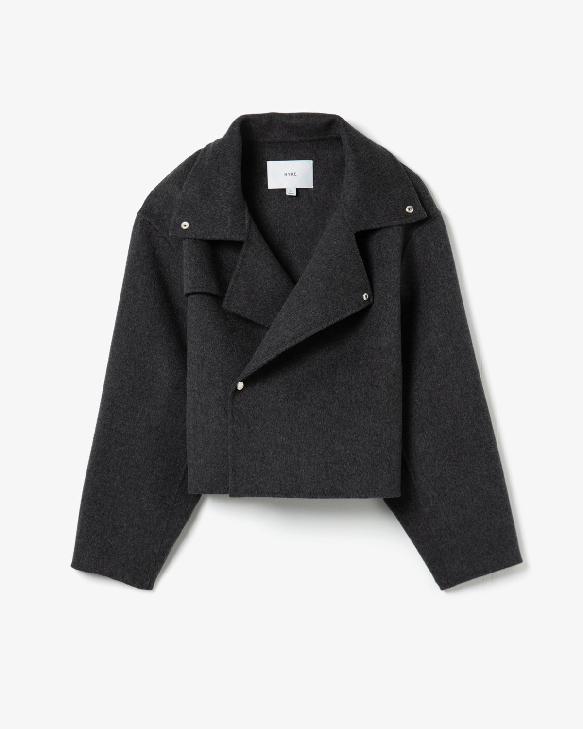 LIGHT DOUBLE-FACED CROPPED TRENCH COAT