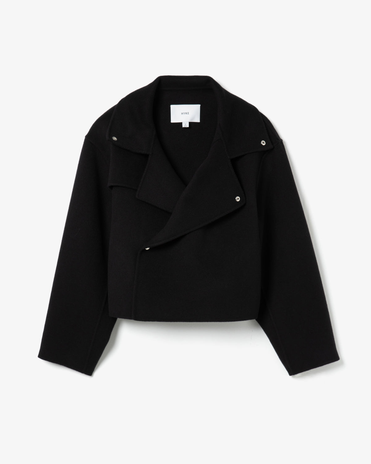 LIGHT DOUBLE-FACED CROPPED TRENCH COAT