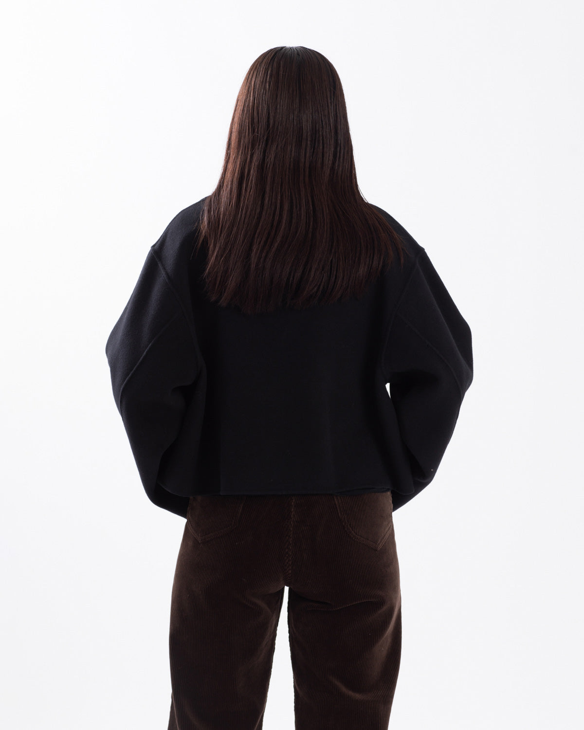 LIGHT DOUBLE-FACED CROPPED TRENCH COAT