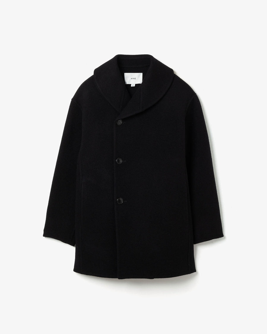 ジャケット・アウター HYKE 25aw DOUBLE FACE SHAWL COLLAR COAT DOUBLE FACE SHAWL COLLAR COAT – COVERCHORD