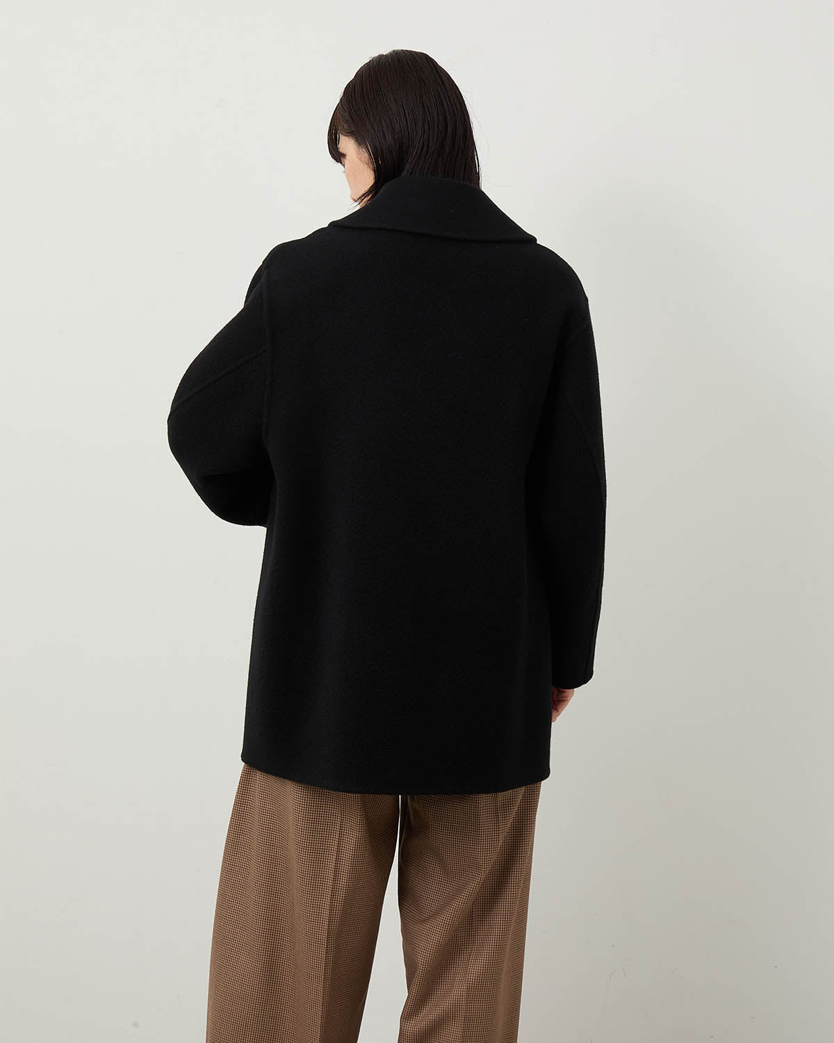 DOUBLE FACE SHAWL COLLAR COAT