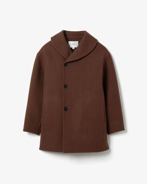 DOUBLE FACE SHAWL COLLAR COAT – COVERCHORD