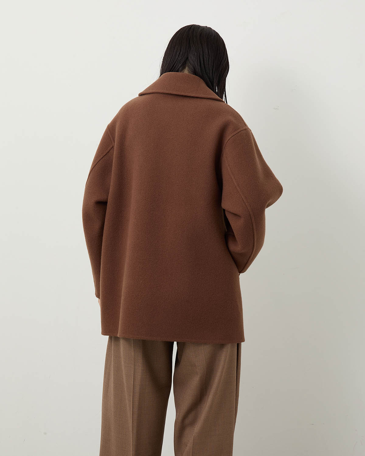 DOUBLE FACE SHAWL COLLAR COAT