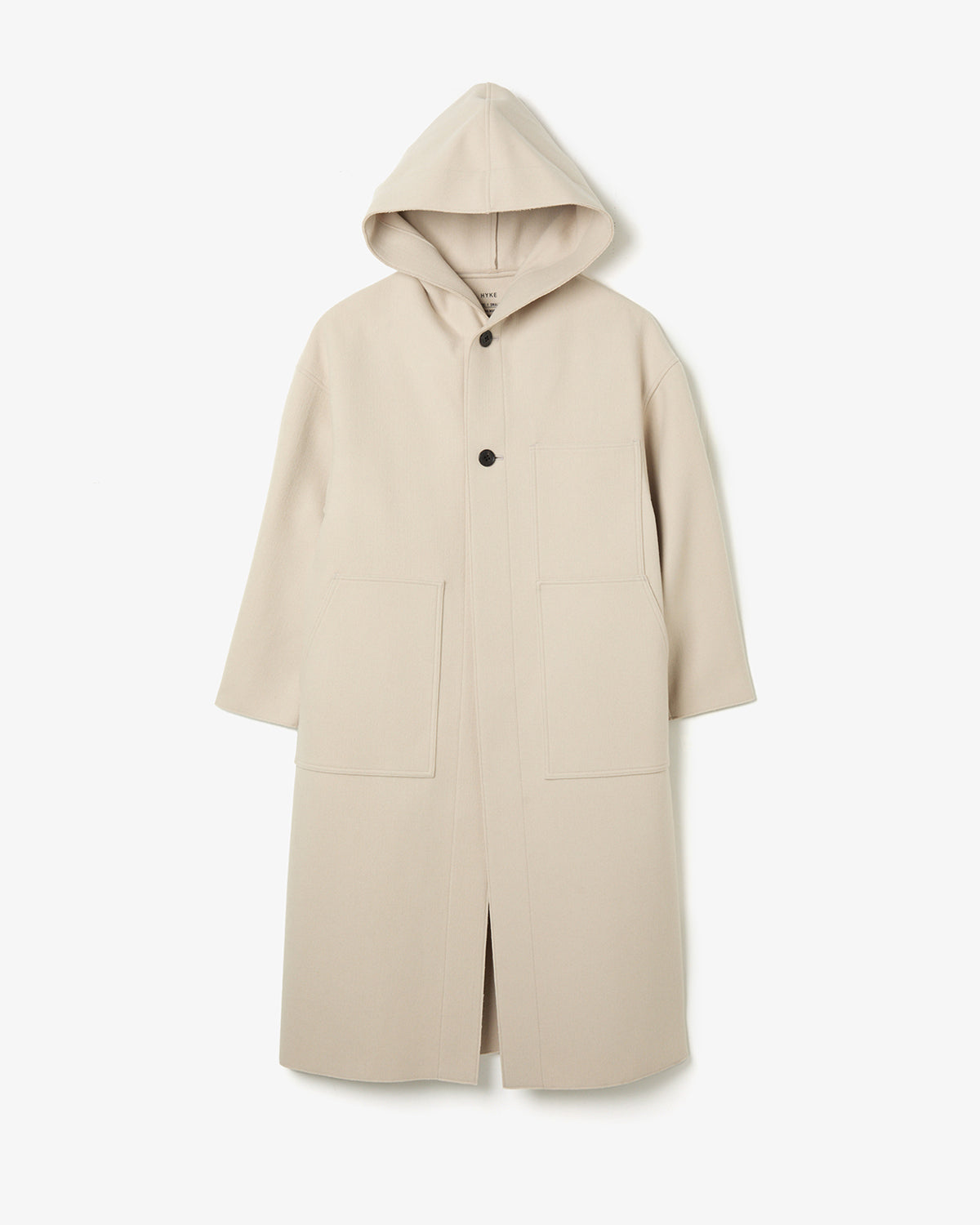 MELTON HOODED WORK COAT