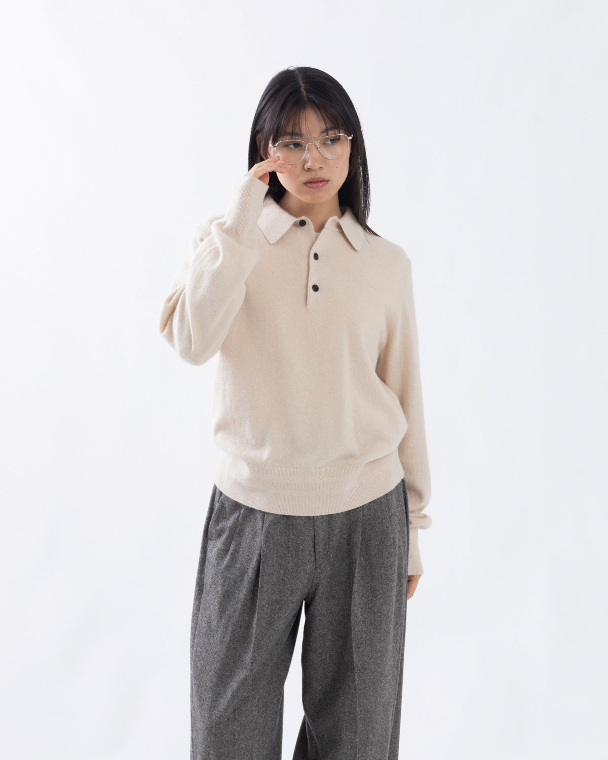 RACOON POLO SWEATER