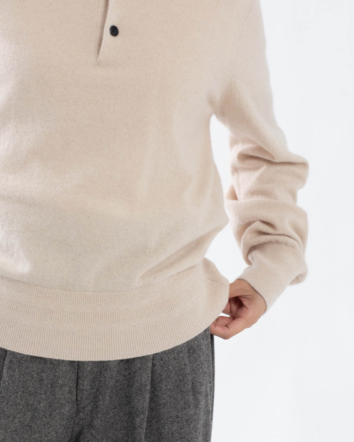 RACOON POLO SWEATER