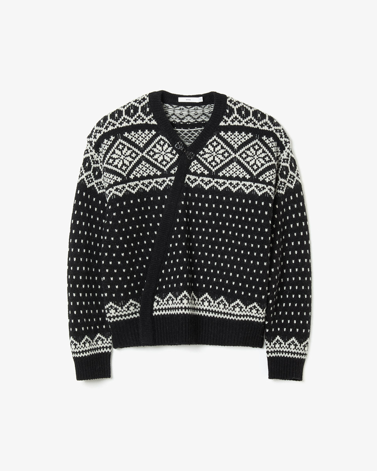 NORDIC WRAP SWEATER