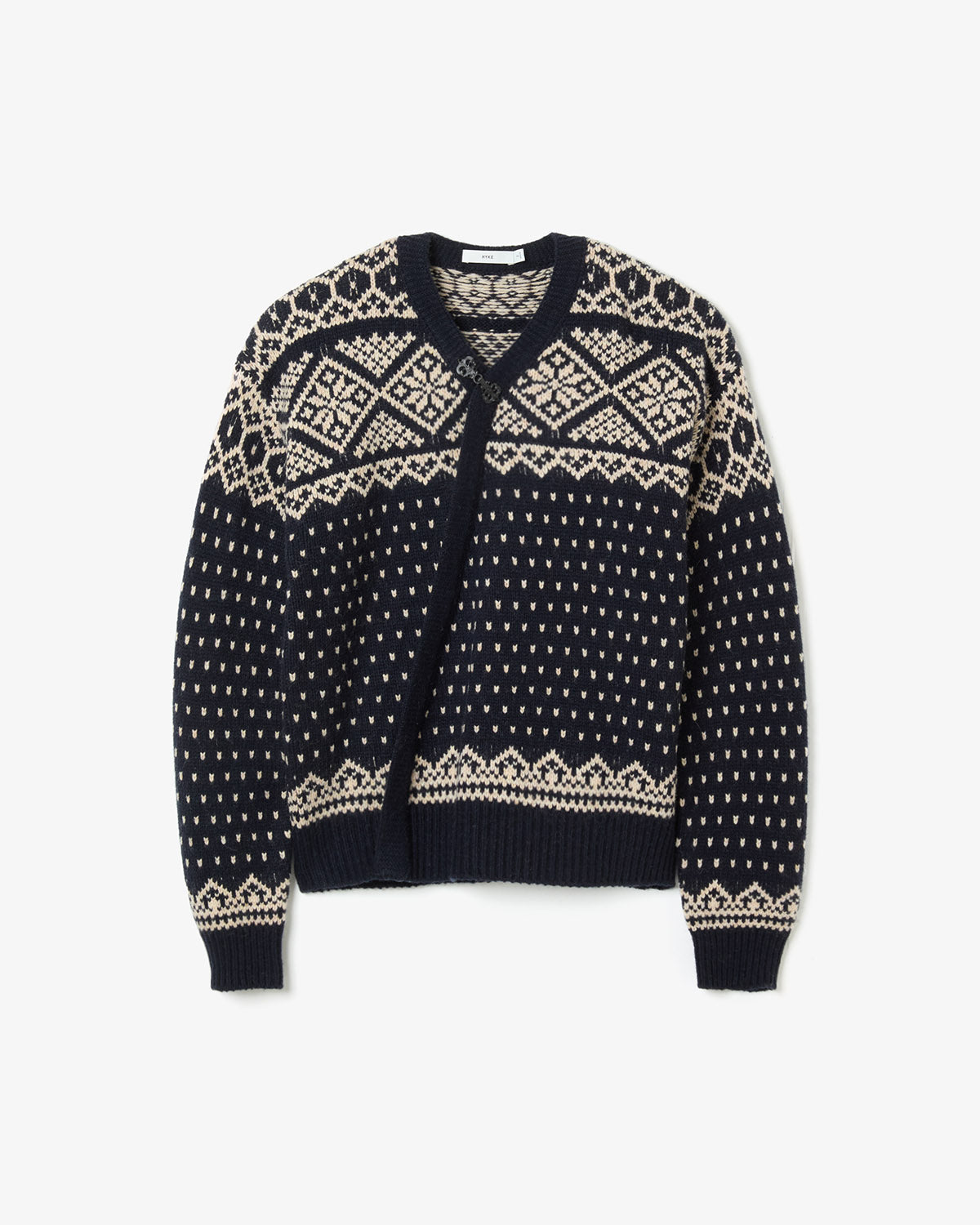 NORDIC WRAP SWEATER