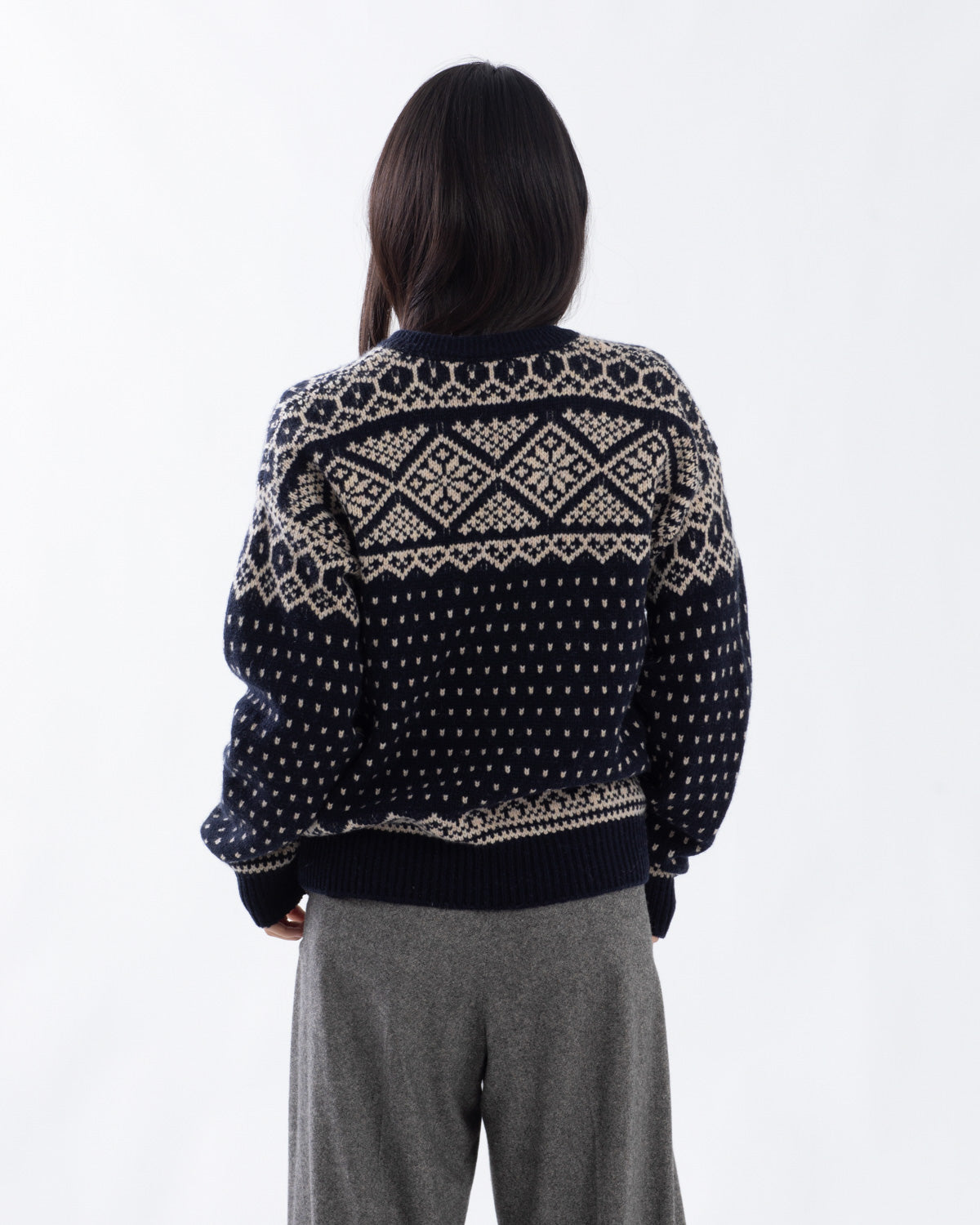 NORDIC WRAP SWEATER