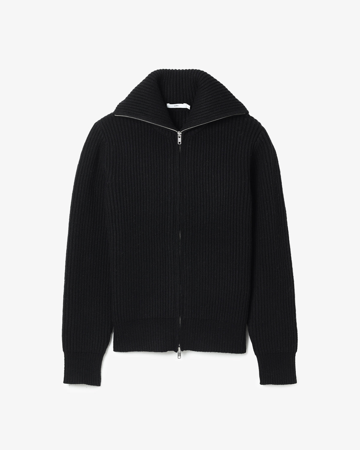 RIBBED ZIP SWEATER