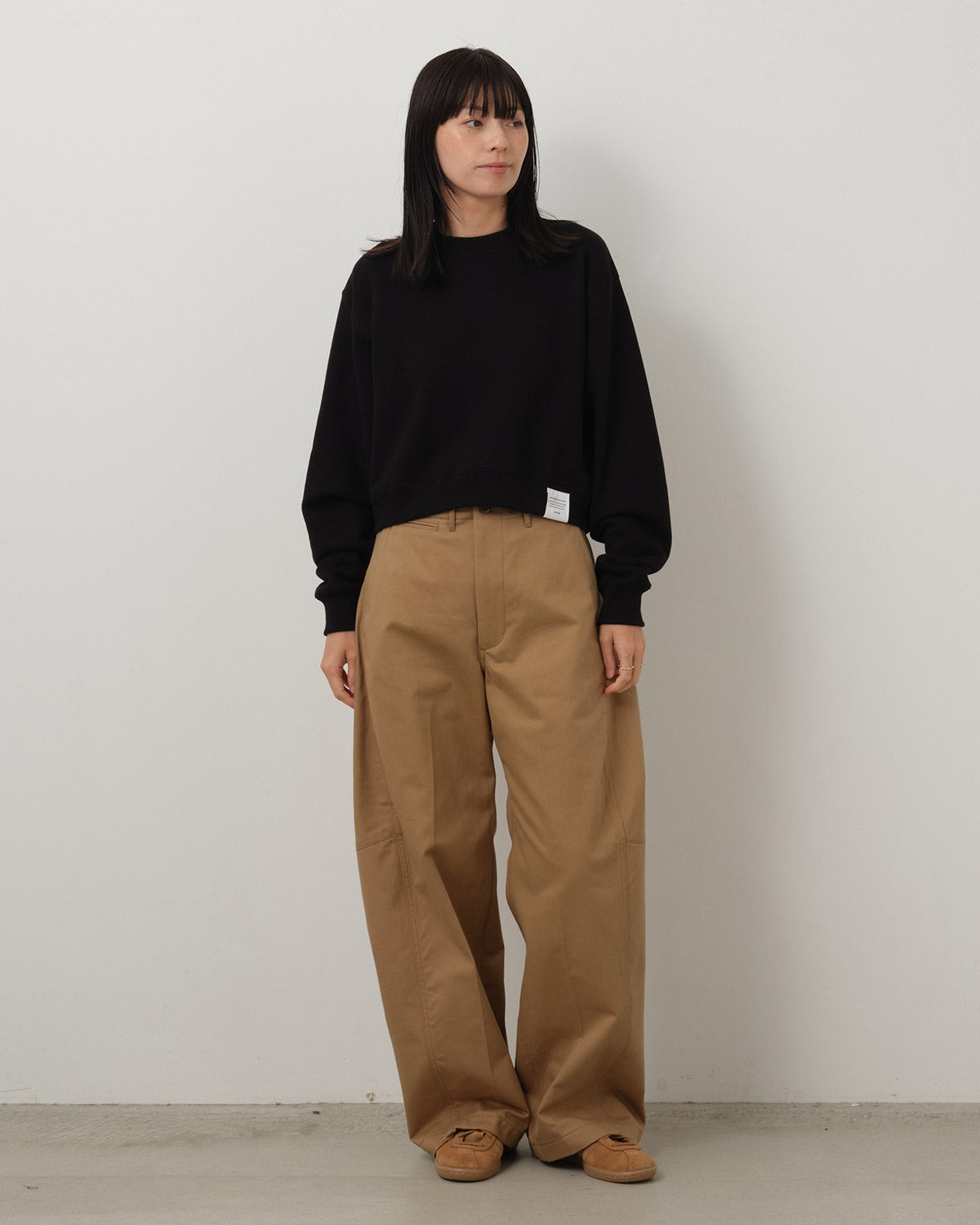 BARREL-LEG CHINO PANTS