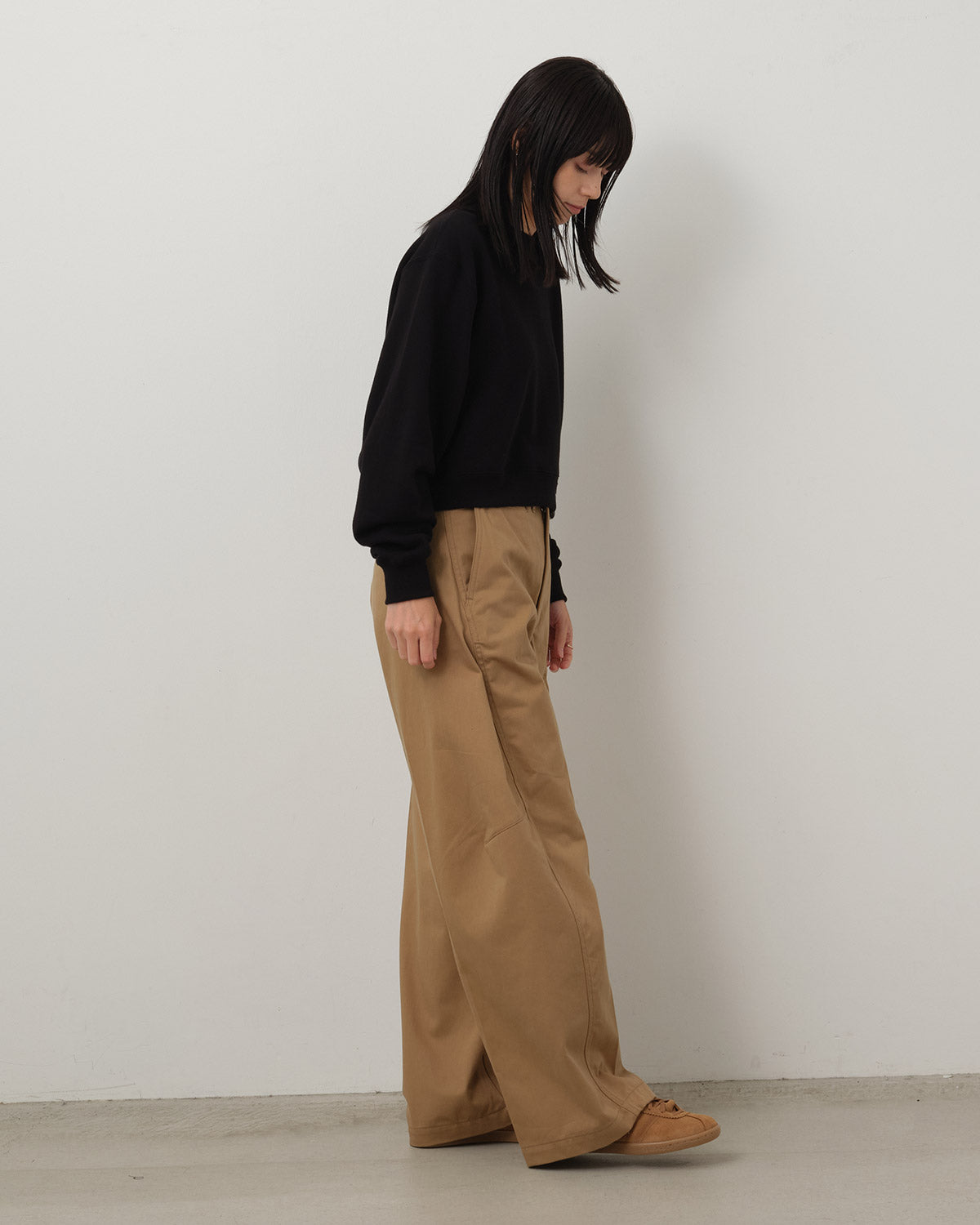 BARREL-LEG CHINO PANTS